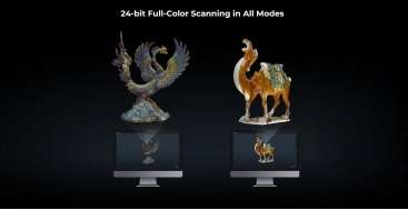  تصویر برداری رنگی ۲۴ بیتی Creality CR-Scan Raptor X