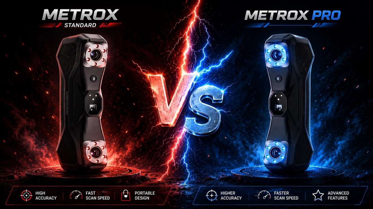 مقایسه MetroX با MetroX Pro ؛ تفاوت این دو اسکنر چیست؟