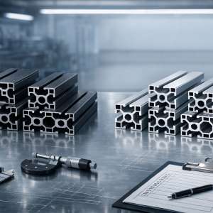 مقایسه پروفیل شیاردار ایرانی و خارجی: معیارهای کنترل کیفیت و انتخاب